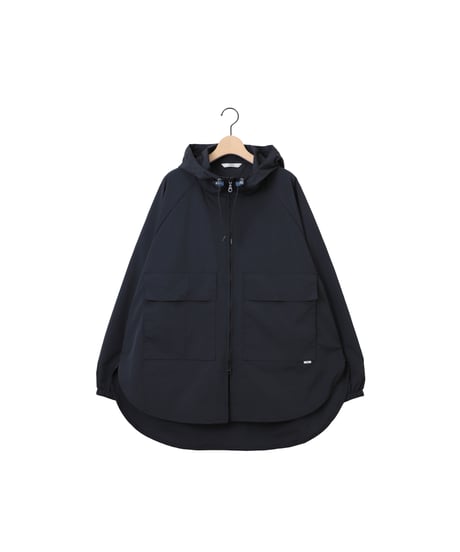 NYLON useful hoodie / amn-CT-015 / Black