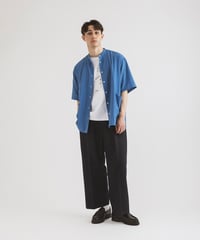 NYLON park shirts / amn-SH-057 / Blue