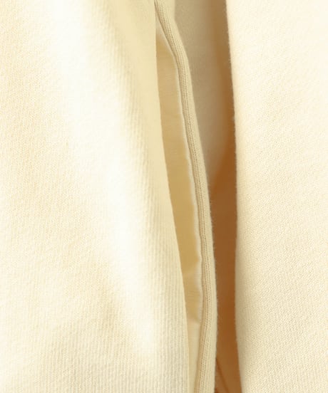 FRENCH TERRY oval crew / amn-CS-084 / Natural