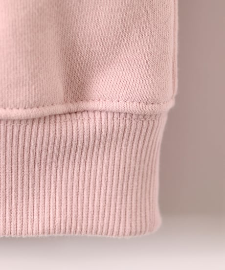 FRENCH TERRY oval crew / amn-CS-084 / Pink