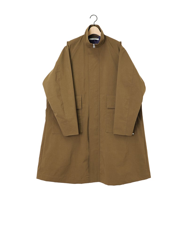 NYLON OX covered coat / amn-CT-012 / Coyote | ä NYLON OX covered coat / amn-CT-012 / Coyote | ä
