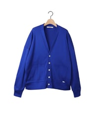 GIZA round cardigan / amn-CS-027 / Blue