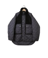 BOA/QUILT useful coat / amn-CT-013 / Black
