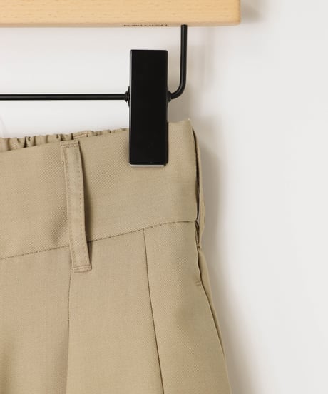 GABARDINE whale's slacks / amn-PT-046 / Beige