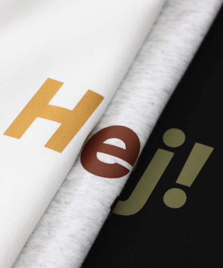 " Hej! " crew / amn-CS-087 / Black