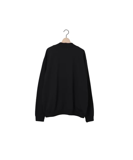 FRENCH TERRY large mouth / amn-CS-071 / Black