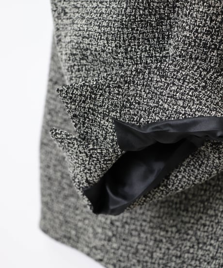 TWEED modern jacket / amn-JK-017 / Black_White