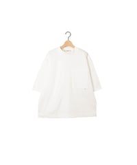 HEAVY PLATING pocket tee / amn-CS-076 / White