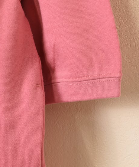 MINI TERRY half sleeve crew / amn-CS-075 / Pink