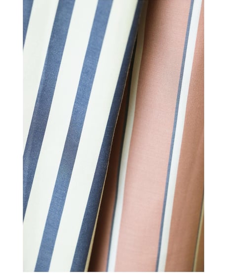 STRIPE dolman dress / amn-DR-006 / NAVY