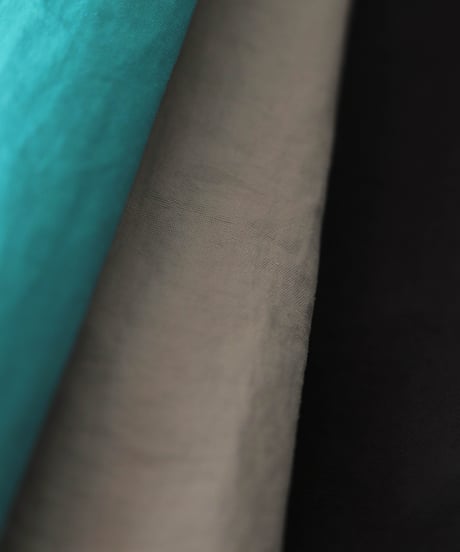 NYLON useful hoodie / amn-CT-015 / Peacock