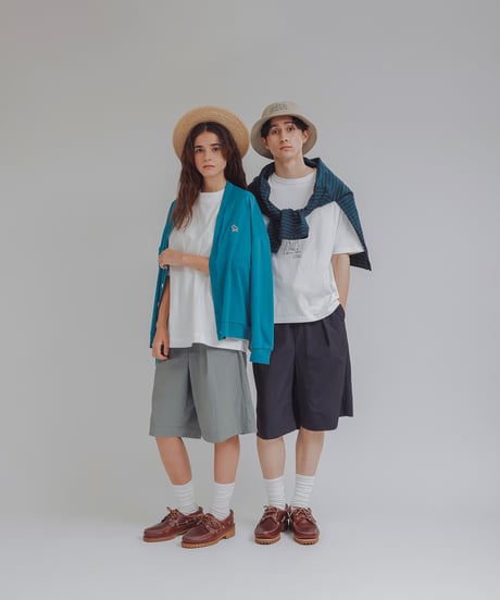 " ELK " half sleeve tee / amn-CS-080 / White