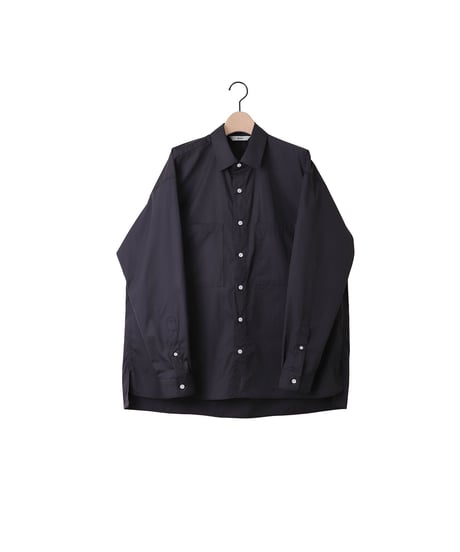 TYPEWRITER covered shirts / amn-SH-036 / Black