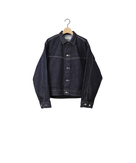 12.8DENIM omit blouson / amn-BL-022 / Indigo