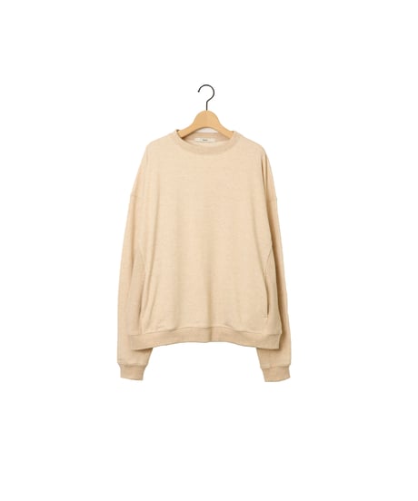 MINI TERRY bottie crew / amn-CS-091 / Heather Beige