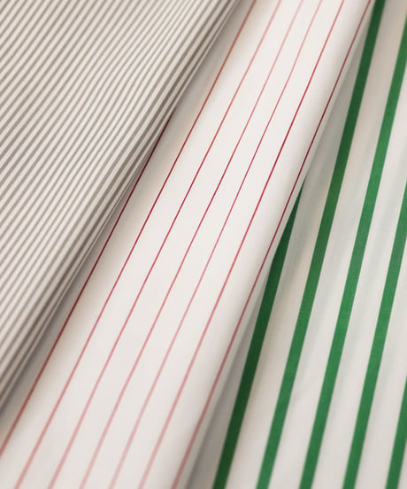 PIMA STRIPE cone dress / amn-DR-010 / Red