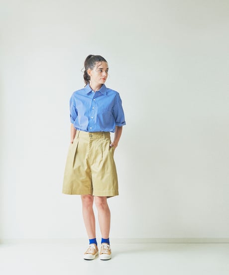 CHINO short orca's / amn-PT-026 / Khaki