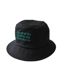 " A. A. F " bucket / amn-HT-001 / Black