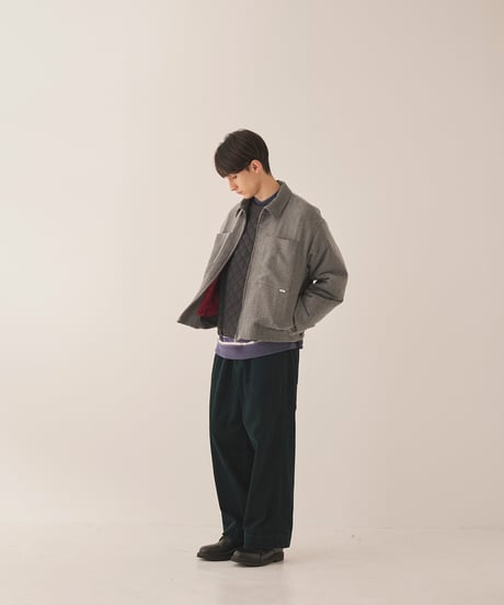 ８CORDUROY orca's baggy / amn-PT-034 / Green