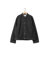 12.8DENIM omit blouson / amn-BL-022 / Black