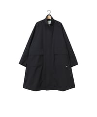 NYLON OX covered coat / amn-CT-016 / Black