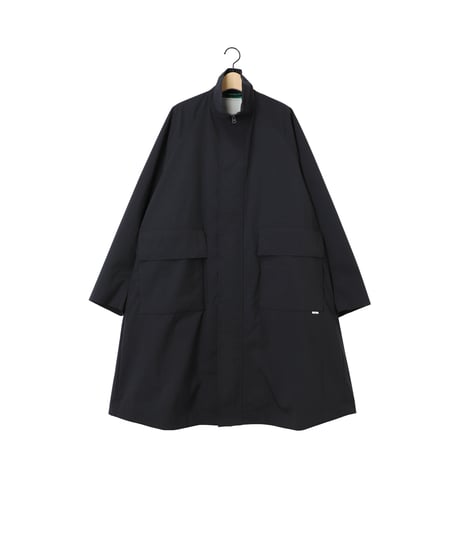 NYLON OX covered coat / amn-CT-016 / Black