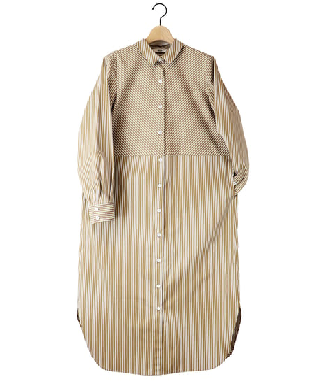 STRIPE bias dress / amn-DR-007 / Amber