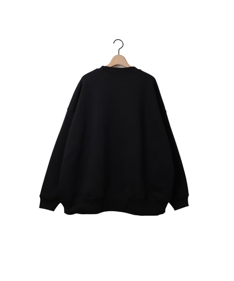 " HOT " crew / amn-CS-053 / Black
