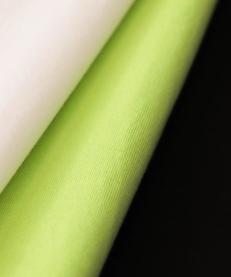 JERSEY round hem tee / amn-CS-077 / Lime