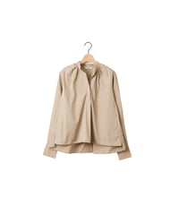 PIMA skipper blouse / amn-SH-044 / Beige