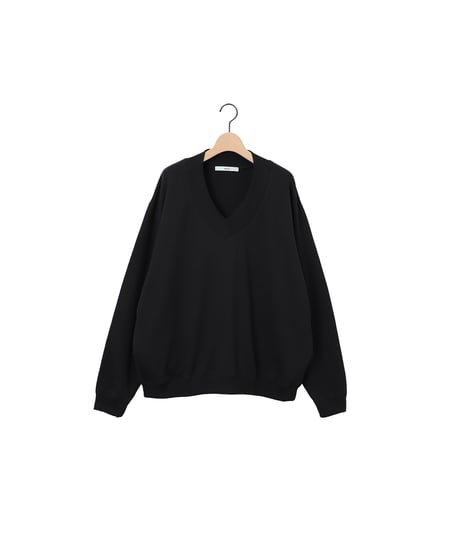 FRENCH TERRY large mouth / amn-CS-071 / Black