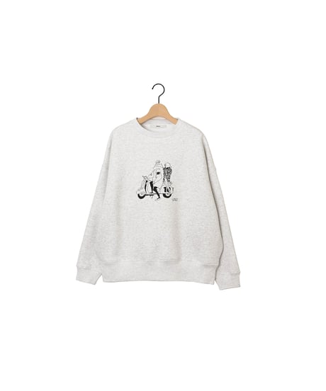 " LOVER " crew / amn-CS-070 / Ash