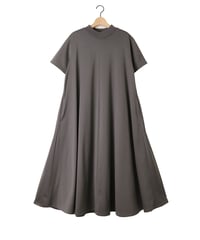 JERSEY fish mouth dress / amn-DR-011 / Slate