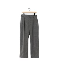 TWEED eel's slacks / amn-PT-042 / Black_White