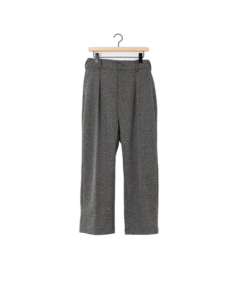 TWEED eel's slacks / amn-PT-042 / Black_White