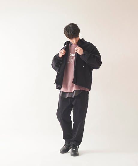 14CORDUROY coaching jacket / amn-JK-012 / Black