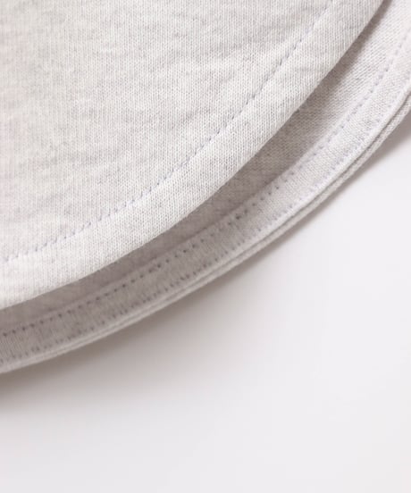 OPENEND round hem tee / amn-CS-083 /Ash
