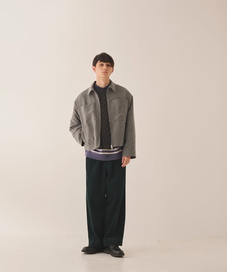 ８CORDUROY orca's baggy / amn-PT-034 / Green