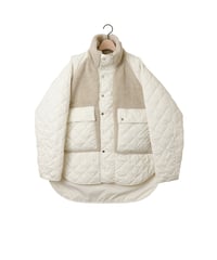 BOA/QUILT useful coat / amn-CT-013 / Ivory