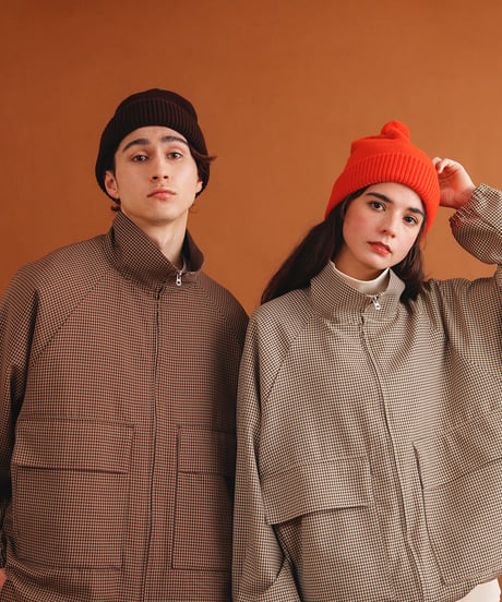FINE WOOL knit cap / amn-KN-006 / Chocolate