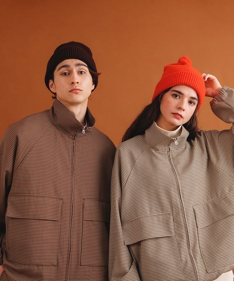 FINE WOOL knit cap / amn-KN-006 / Chocolate | ä