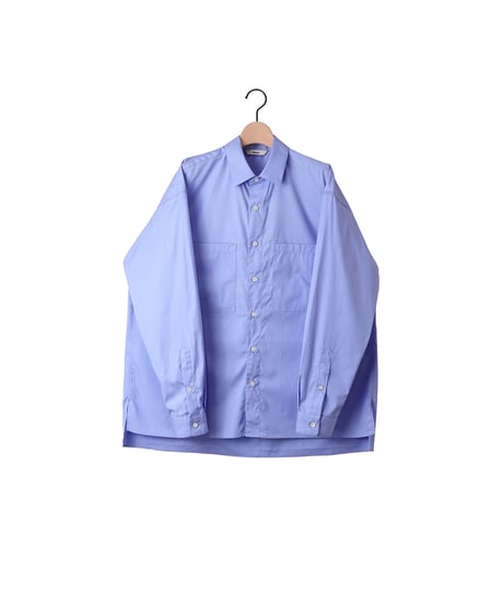 TYPEWRITER covered shirts R.C / amn-SH-036 / Blue