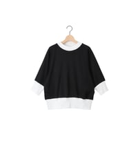 GIZA 3/4 crew / amn-CS-059 / Black
