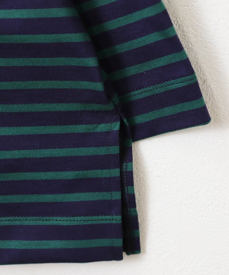 BORDER gride basque Ⅲ / amn-CS-073 / Navy_Green
