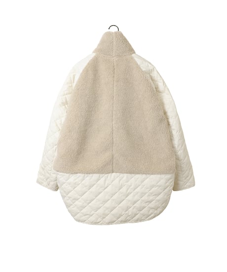 BOA/QUILT useful coat / amn-CT-013 / Ivory