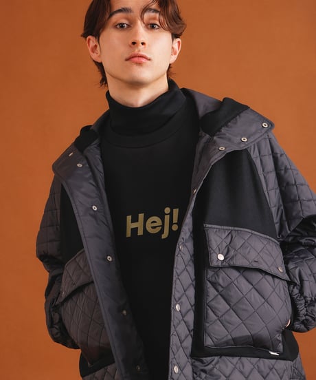 " Hej! " crew / amn-CS-087 / Black