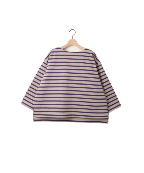 BORDER gride basque / amn-CS-031 / Gray_Purple