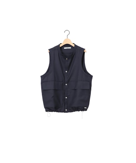 GABARDINE useful vest / amn-VT-002 / Navy