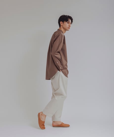 DRY PIMA classic shirts / amn-SH-050 / Mocha