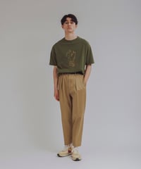 " ELK " half sleeve tee / amn-CS-080 / Olive
